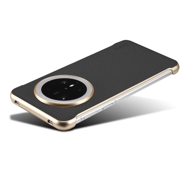 For Huawei Mate 60 Denior A20 Genuine Leather Litchi Texture MagSafe Frameless Phone Case(Black) - free shipping - PMc TechLife - Order now!