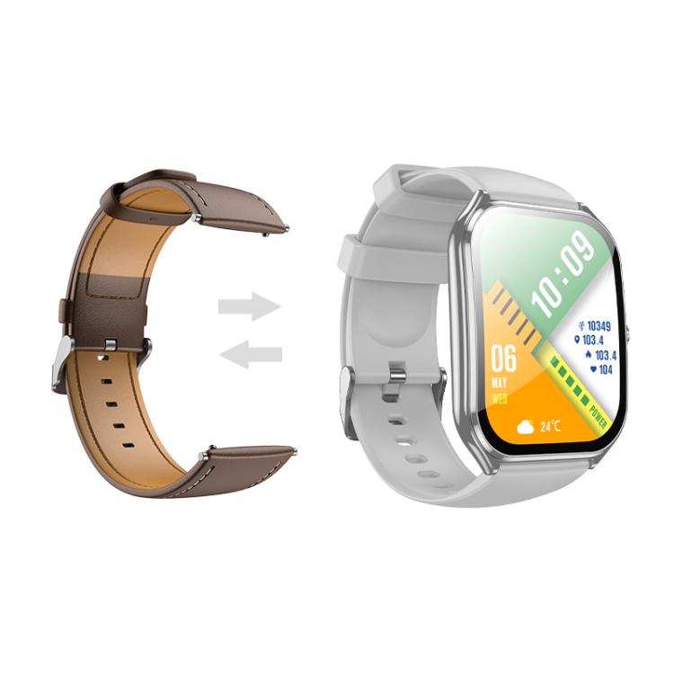 hoco Y28 1.96 inch AMOLED Screen IP67 Waterproof Smart Sports Watch, Call Version(Black) - free shipping - PMC TechLife - Order now!