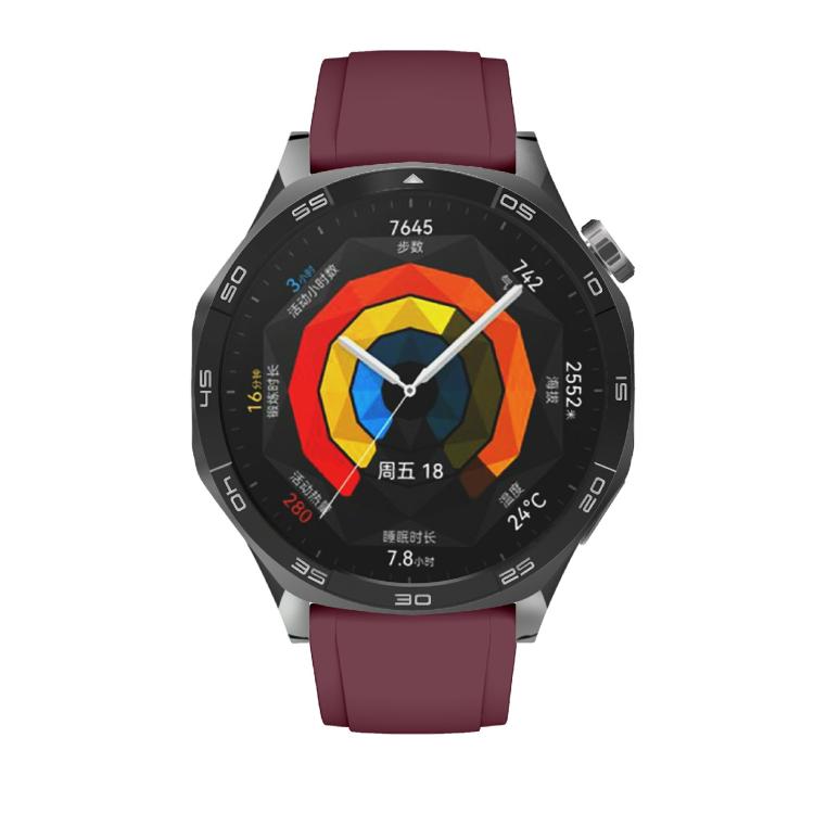 Kalebol 22mm Universal Silicone Watch Strap(Wine Red) - free shipping - PMc TechLife - Order now!