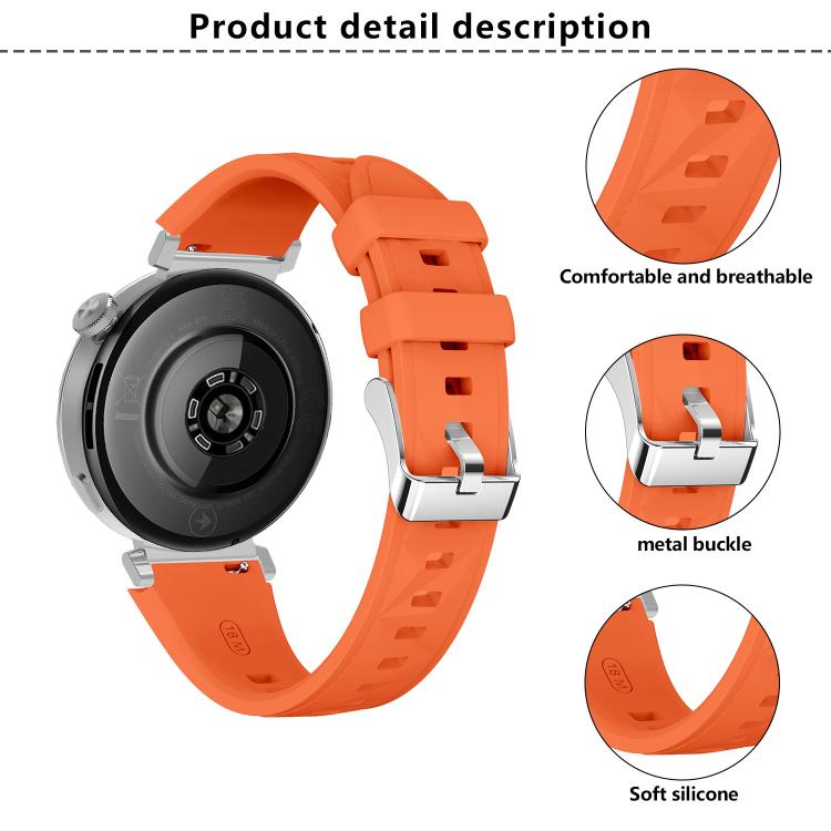 Kalebol 18mm Universal Diamond Embossed Silicone Strap(Light Grey) - free shipping - PMc TechLife - Order now!