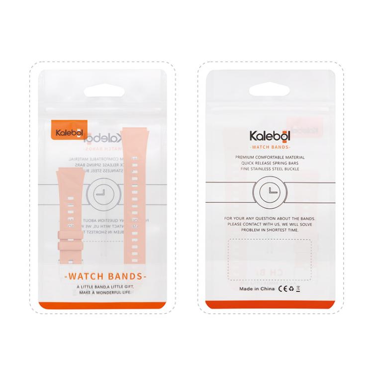 Kalebol 18mm Universal Diamond Embossed Silicone Strap(Black) - free shipping - PMc TechLife - Order now!
