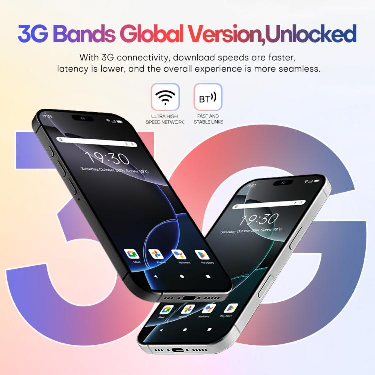 A88 / i16 Pro Max, 2GB+16GB, 6.6 inch Android 8.1 MTK6580A Quad Core, OTG, Network: 3G, Dual SIM, Plug:EU Plug(Titanium Grey) - free shipping - PMc TechLife - Order now!