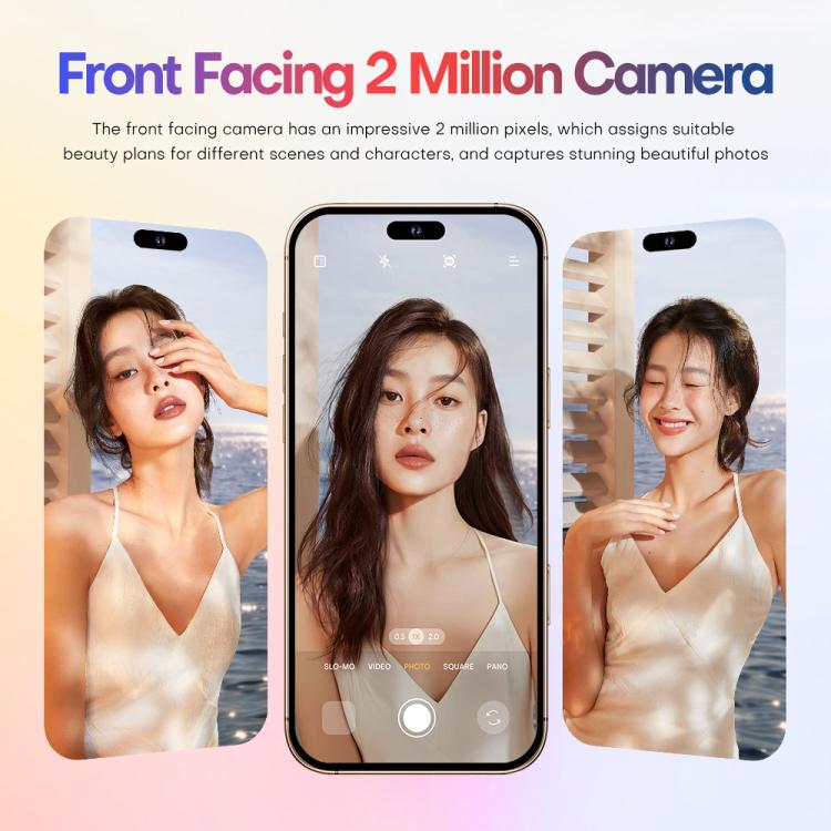 A88 / i16 Pro Max, 2GB+16GB, 6.6 inch Android 8.1 MTK6580A Quad Core, OTG, Network: 3G, Dual SIM, Plug:EU Plug(Titanium Black) - free shipping - PMc TechLife - Order now!