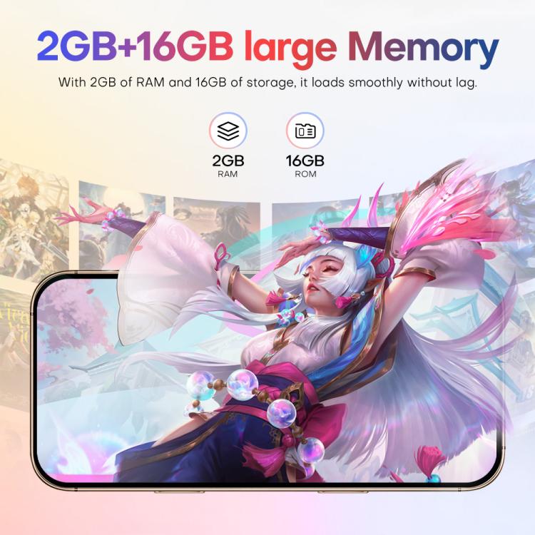 A88 / i16 Pro Max, 2GB+16GB, 6.6 inch Android 8.1 MTK6580A Quad Core, OTG, Network: 3G, Dual SIM, Plug:US Plug(Titanium Grey) - free shipping - PMc TechLife - Order now!