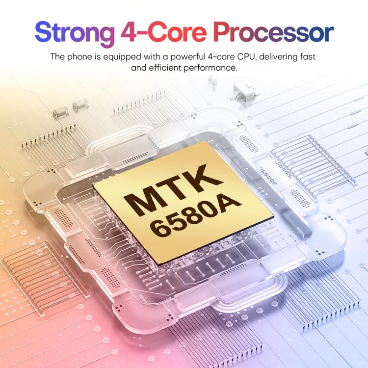 A88 / i16 Pro Max, 2GB+16GB, 6.6 inch Android 8.1 MTK6580A Quad Core, OTG, Network: 3G, Dual SIM, Plug:EU Plug(Titanium Grey) - free shipping - PMc TechLife - Order now!