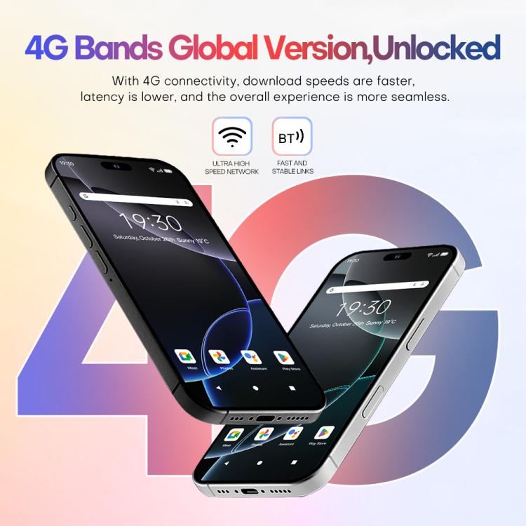 A88A / i16 Pro Max, 6GB+64GB, 6.6 inch Android 12 MTK6762 Helio G25 Octa Core, NFC, OTG, Network: 4G, Dual SIM, Plug:EU Plug(Titanium Black) - free shipping - PMc TechLife - Order now!