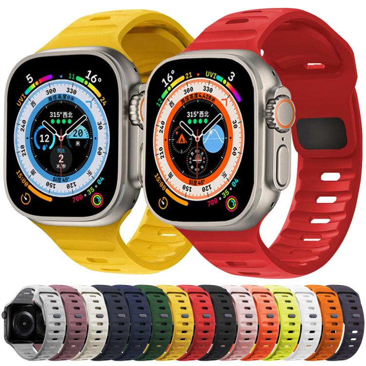 For Apple Watch 42mm / 41mm / 40mm / 38mm Kalebol Sport Silicone Strap(Cloudy Grey) - Watch Bands by Kalebol | Online Shopping South Africa | PMC TechLife | Buy Now Pay Later Mobicred