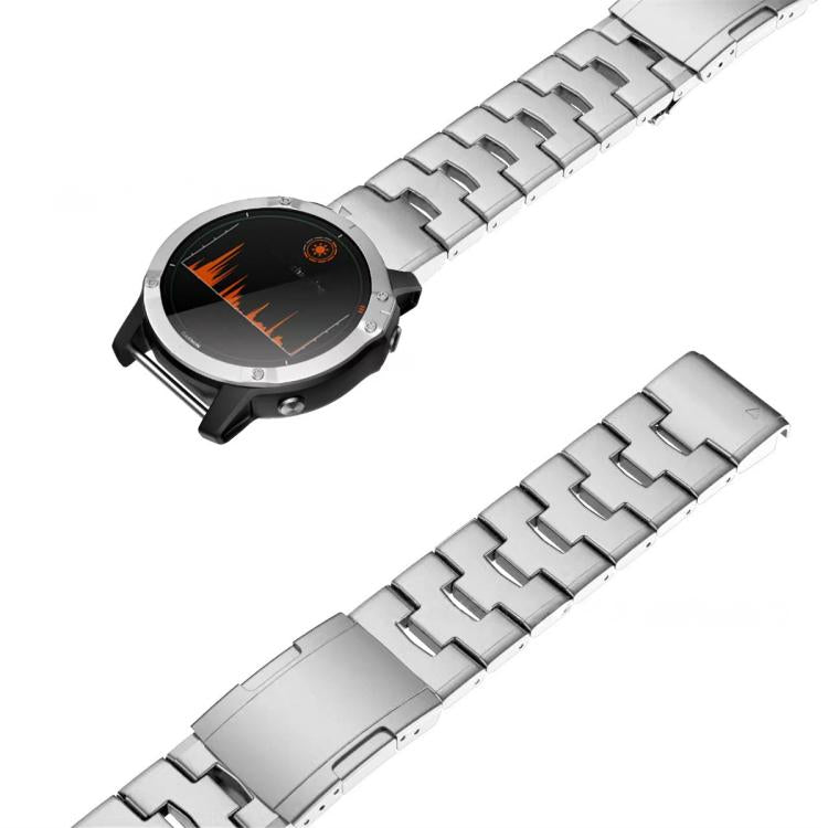 For Garmin Watch 22mm Oracle Titanium Alloy Watch Band(Silver) - free shipping - PMC TechLife - Order now!