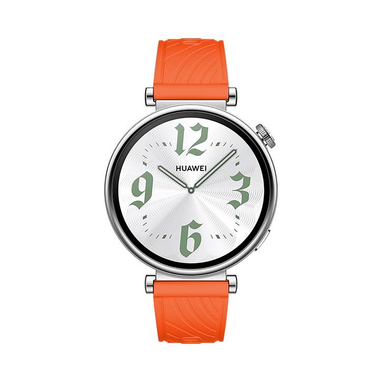 Kalebol 18mm Universal Textured Silicone Black Buckle Strap(Orange) - free shipping - PMc TechLife - Order now!