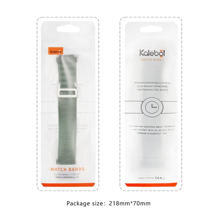 For Apple Watch 42mm / 41mm / 40mm / 38mm Kalebol Aline Nylon Loop Watch Band(Pink Gradient) - Watch Bands by Kalebol | Online Shopping South Africa | PMC TechLife | Buy Now Pay Later Mobicred