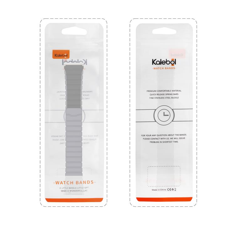 For Apple Watch 46mm / 49mm / 45mm / 44mm Kalebol Magnetic Silicone Strap(Grey) - Watch Bands by Kalebol | Online Shopping South Africa | PMC TechLife | Buy Now Pay Later Mobicred