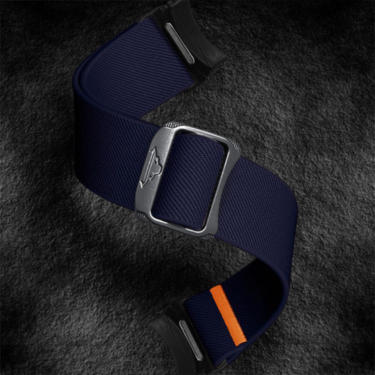 For Samsung Galaxy Watch 5 Pro / 6 / 7 Kalebol Button Elastic Nylon Watch Band(Midnight Blue) - free shipping - PMc TechLife - Order now!