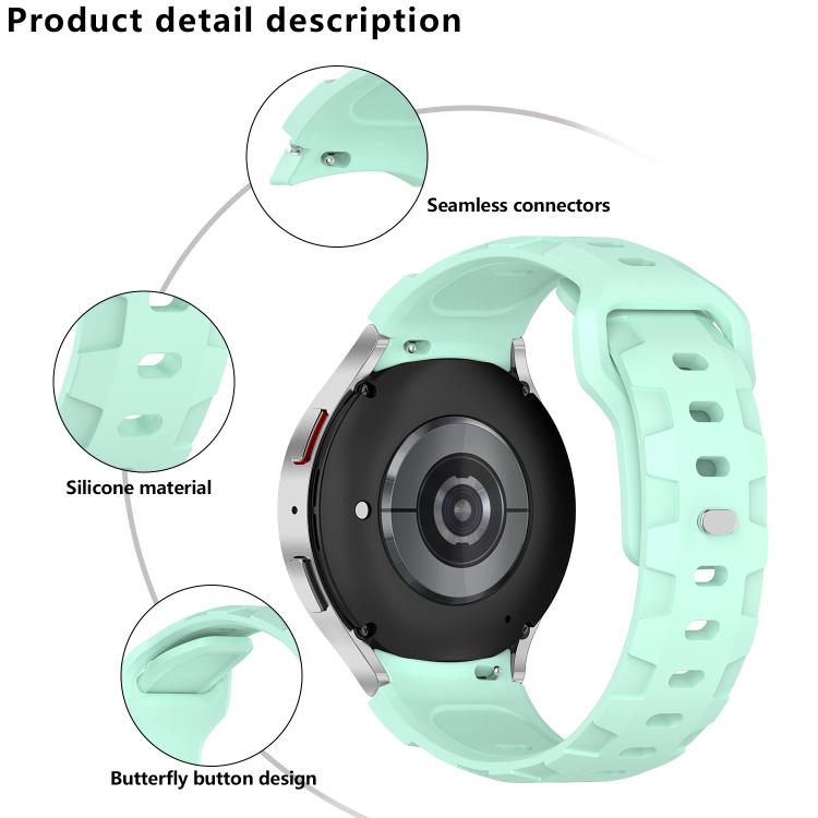 For Samsung Galaxy Watch 5 Pro / 6 / 7 Kalebol Armor Silicone Watch Band(Light Grey) - free shipping - PMc TechLife - Order now!