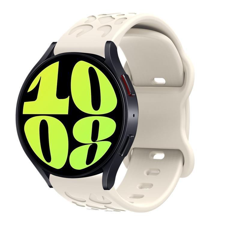 20mm Kalebol Leopard Print Butterfly Buckle Silicone Watch Band(Starlight) - free shipping - PMc TechLife - Order now!