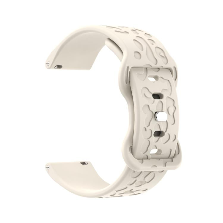 20mm Kalebol Leopard Print Butterfly Buckle Silicone Watch Band(Starlight) - free shipping - PMc TechLife - Order now!