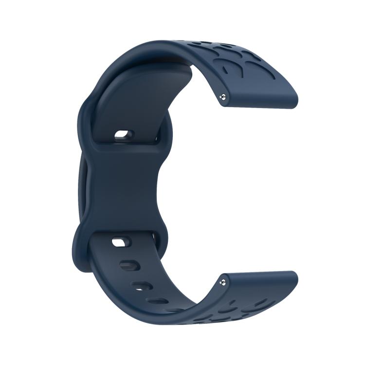 22mm Kalebol Leopard Print Butterfly Buckle Silicone Watch Band(Midnight  Blue) - free shipping - PMc TechLife - Order now!