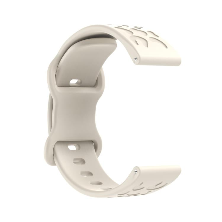 22mm Kalebol Leopard Print Butterfly Buckle Silicone Watch Band(Starlight) - free shipping - PMc TechLife - Order now!