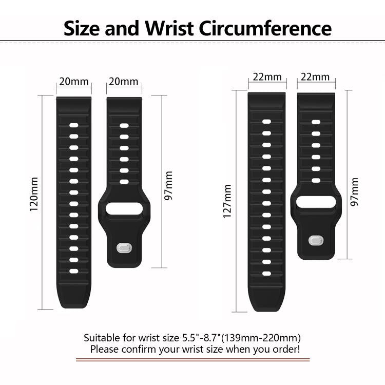 22mm Kalebol Wave Pattern Studded Buckle Silicone Watch Band(Yellow) - free shipping - PMc TechLife - Order now!