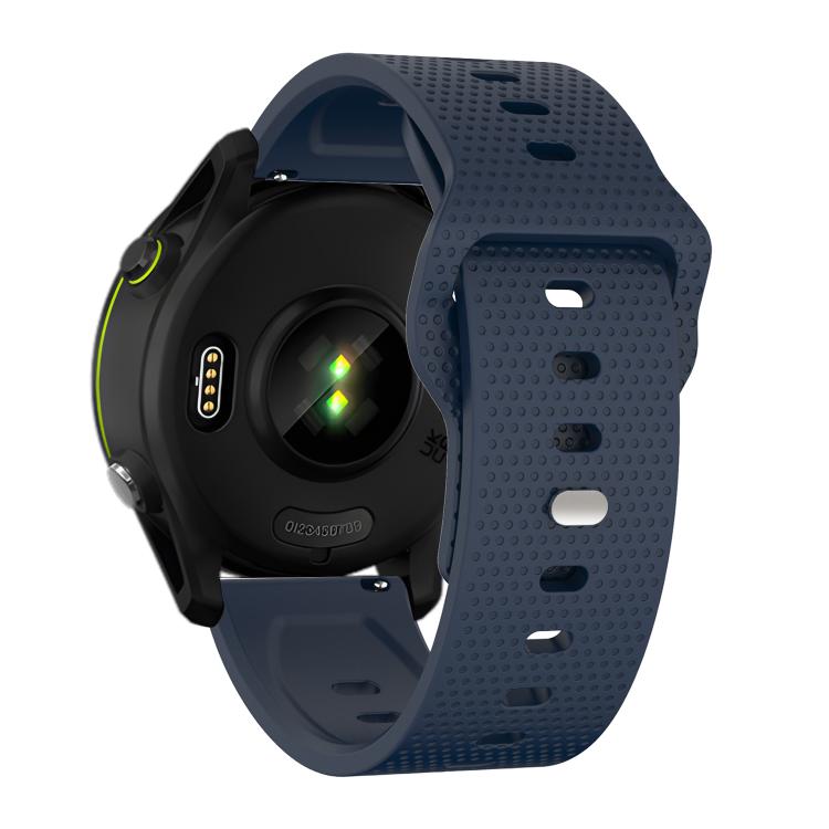 20mm Kalebol Dot Studded Buckle Silicone Watch Band(Dark Blue) - free shipping - PMc TechLife - Order now!