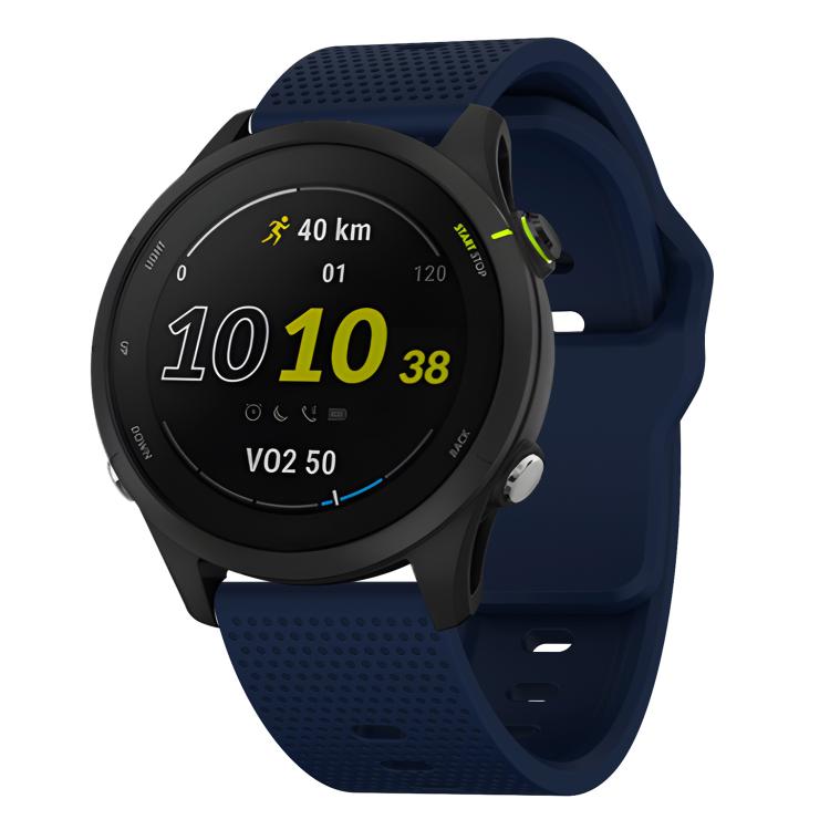 22mm Kalebol Dot Studded Buckle Silicone Watch Band(Dark Blue) - free shipping - PMc TechLife - Order now!
