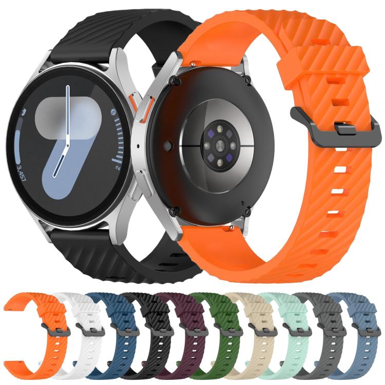 22mm Kalebol Steel Buckle Spruce Silicone Watch Band(White) - free shipping - PMc TechLife - Order now!