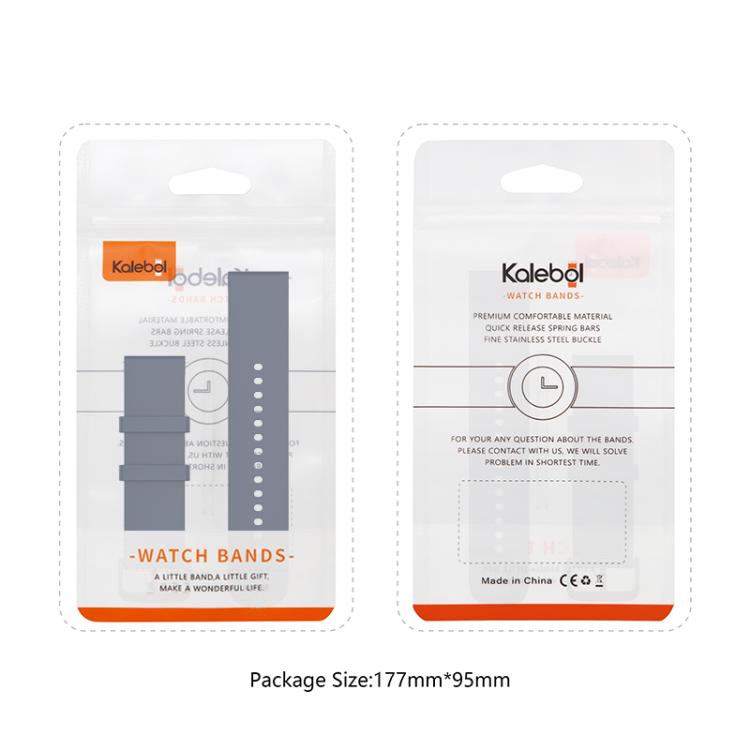 22mm Kalebol Round Tail Silicone Watch Band(Light Pink) - free shipping - PMc TechLife - Order now!