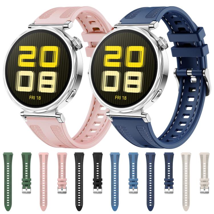 18mm Kalebol Composite Silicone Watch Band(Dark Blue) - 18mm Bands by Kalebol | Online Shopping South Africa | PMc TechLife | Buy Now Pay Later Mobicred