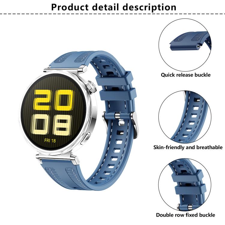 18mm Kalebol Composite Silicone Watch Band(Green) - 18mm Bands by Kalebol | Online Shopping South Africa | PMc TechLife | Buy Now Pay Later Mobicred