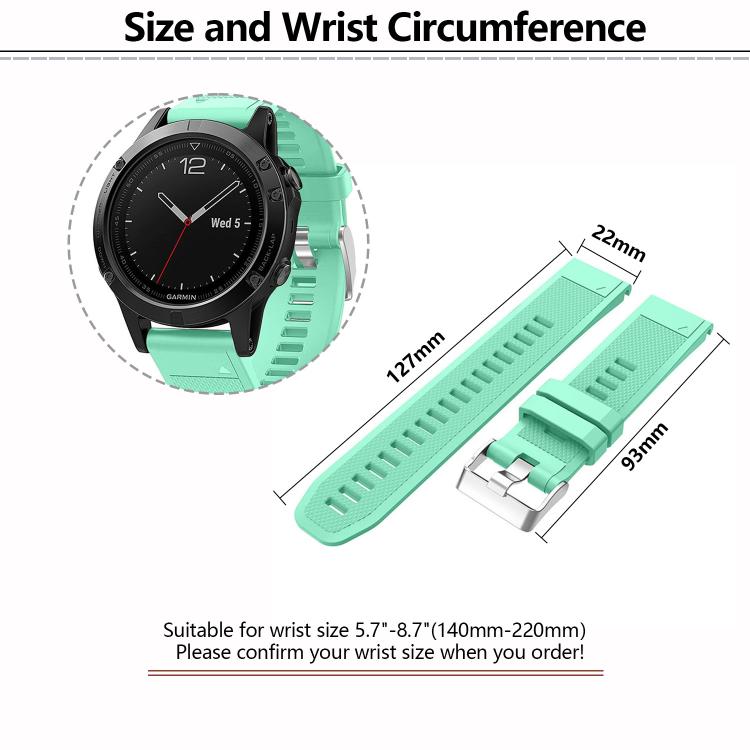 For Garmin QuickFit Kalebol 22mm Rhombus Texture Silicone Watch Band(White) - Watch Bands by Kalebol | Online Shopping South Africa | PMc TechLife | Buy Now Pay Later Mobicred