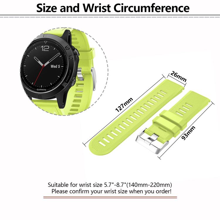 For Garmin QuickFit Kalebol 26mm Rhombus Texture Silicone Watch Band(White) - Watch Bands by Kalebol | Online Shopping South Africa | PMc TechLife | Buy Now Pay Later Mobicred