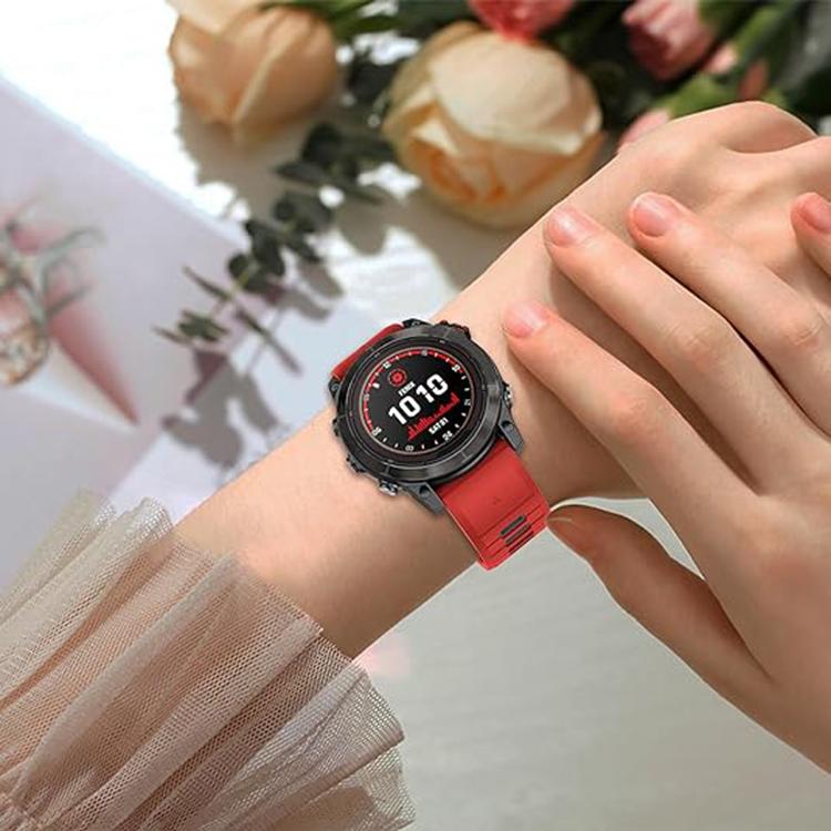 For Garmin QuickFit 20mm Kalebol Two-color Silicone Watch Band(White Black) - free shipping - PMc TechLife - Order now!