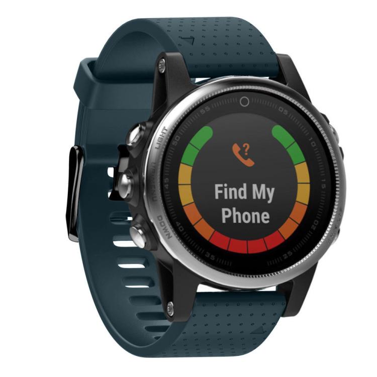 For Garmin QuickFit 20mm Kalebol Dot Texture Silicone Watch Band(Navy Blue) - free shipping - PMc TechLife - Order now!