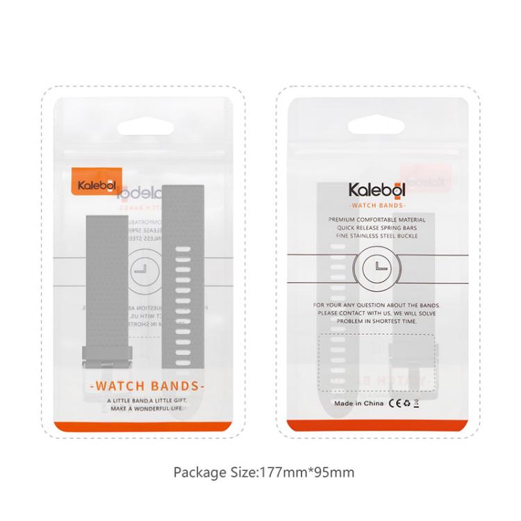 For Garmin QuickFit 20mm Kalebol Dot Texture Silicone Watch Band(Sky Blue) - free shipping - PMc TechLife - Order now!