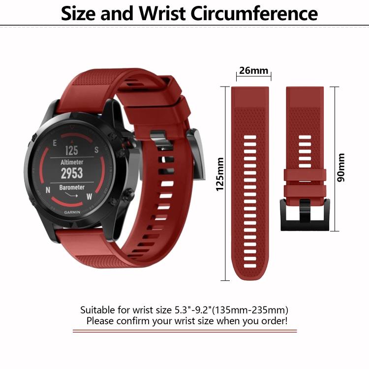 For Garmin QuickFit 22mm Kalebol Triangle Texture Silicone Watch Band(Royal Blue) - free shipping - PMc TechLife - Order now!