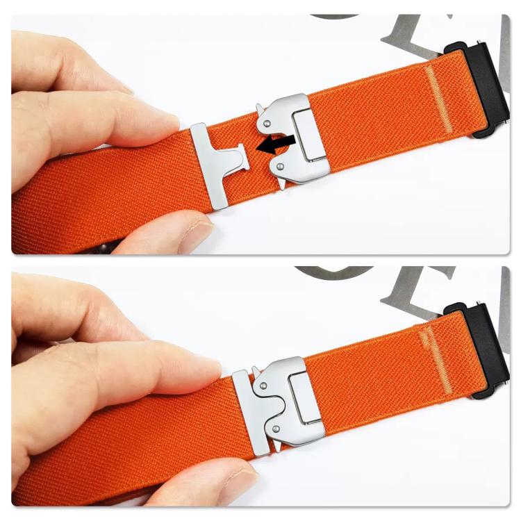 20mm Parachute Buckle Elastic Nylon Watch Band(Army Green) - free shipping - PMc TechLife - Order now!