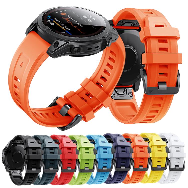 For Garmin QuickFit 22mm Kalebol Ladder Silicone Watch Band(White) - Watch Bands by Kalebol | Online Shopping South Africa | PMc TechLife | Buy Now Pay Later Mobicred