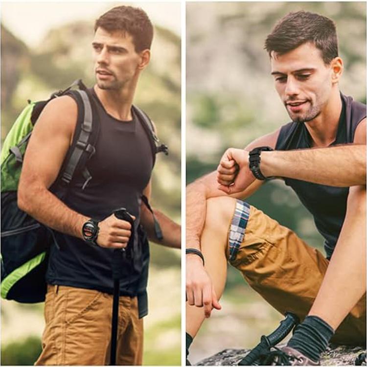 For Garmin QuickFit 22mm Kalebol Ladder Silicone Watch Band(White) - Watch Bands by Kalebol | Online Shopping South Africa | PMc TechLife | Buy Now Pay Later Mobicred