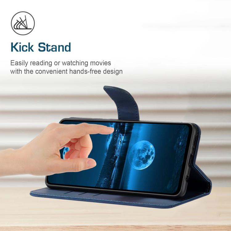 For Tecno Pova 7 4G Stitching Embossed Leather Phone Case(Blue) - free shipping - PMC TechLife - Order now!