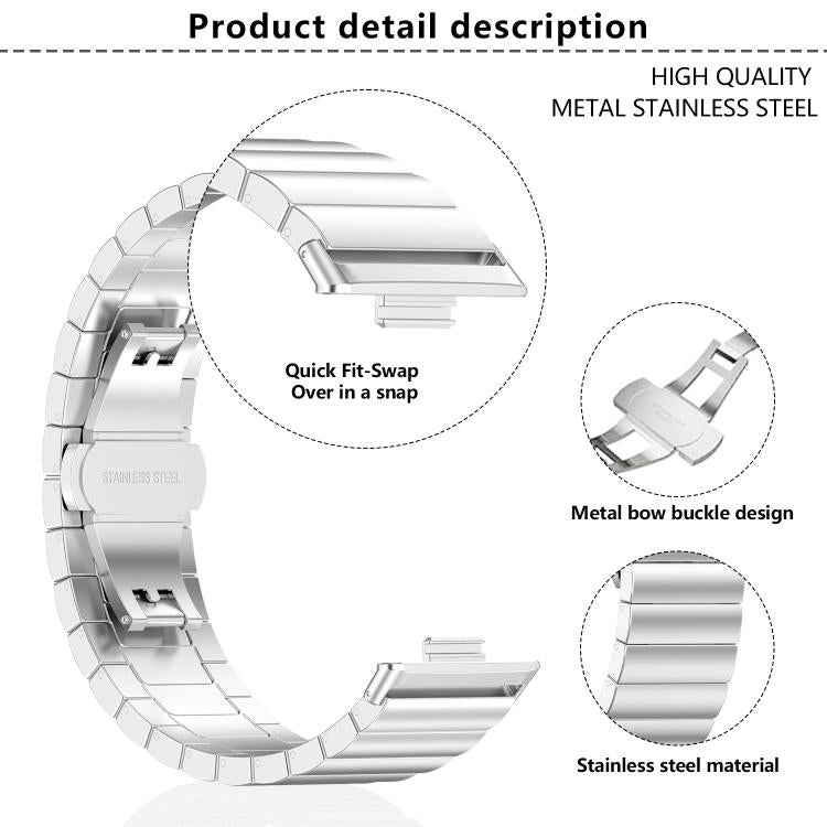 For Huawei Watch Fit3 Kalebol Solid Stainless Steel Strap(Gold) - free shipping - PMC TechLife - Order now!