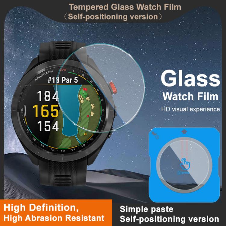 For Garmin Approach S70 42mm imak Tempered Glass Watch Film, Self-positioning Version - free shipping - PMC TechLife - Order now!