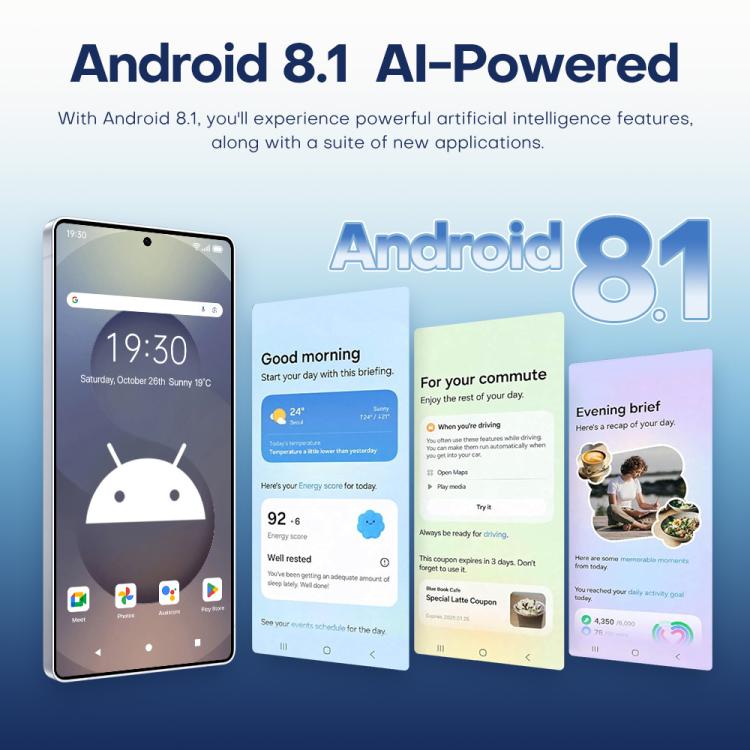 F10 / S25 Ultra, 2GB+16GB, 6.75 inch Android 8.1 MTK6753 Octa Core, Network: 3G, Dual SIM, Plug:EU Plug(Titanium Blue) - free shipping - PMc TechLife - Order now!