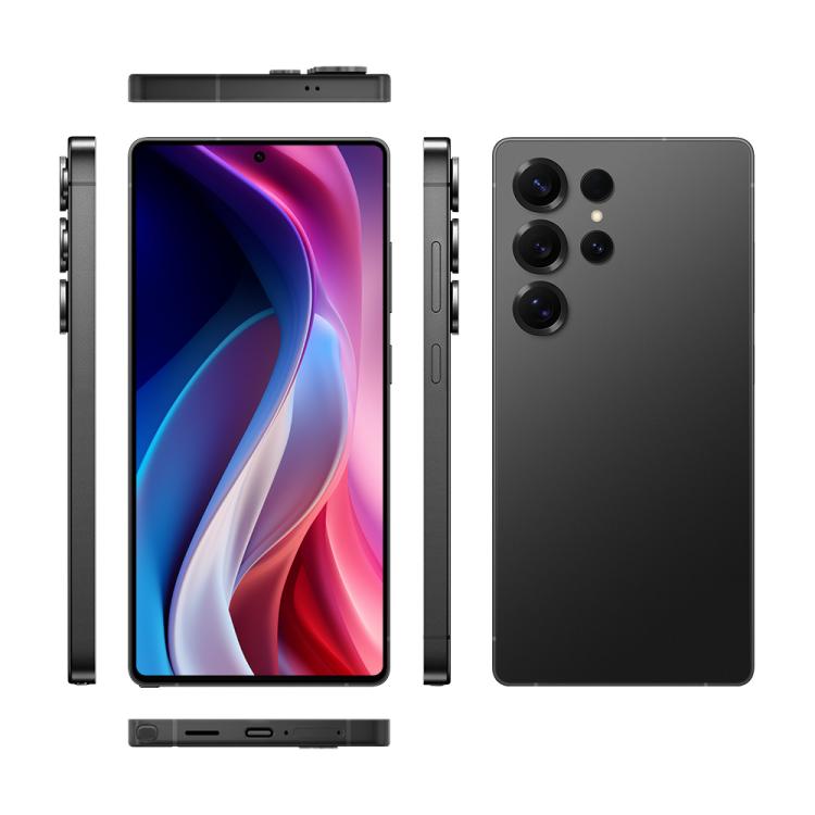 F102 / S25 Ultra, 4GB+64GB, 6.75 inch Android 11 MTK6762 Octa Core, Network: 4G, Dual SIM, Support Wireless Charging, Plug:EU Plug(Titanium Black) - free shipping - PMc TechLife - Order now!