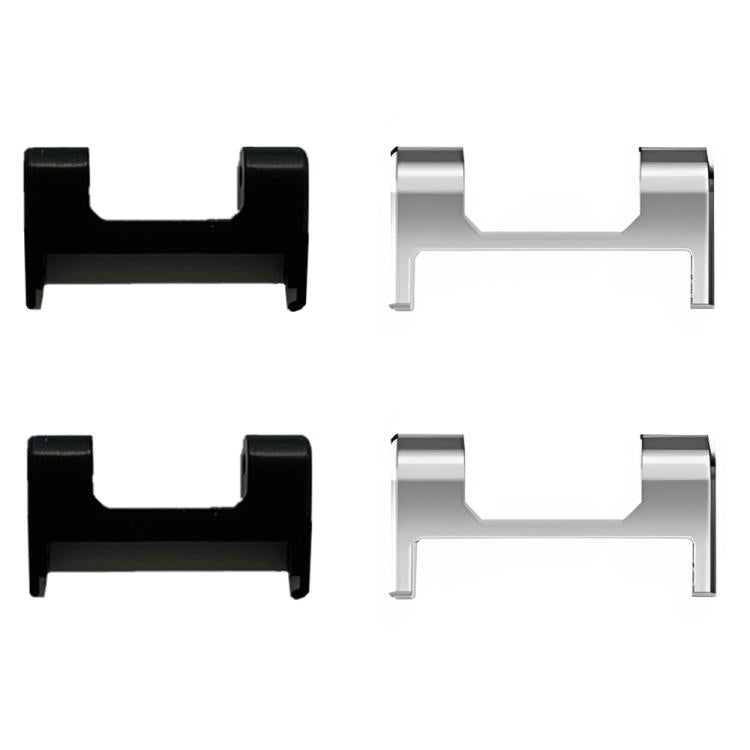 For Amazfit T-Rex 1 Pair Metal Watch Band Connector with Screwdriver(Silver) - For Amazfit by PMc TechLife | Online Shopping South Africa | PMc TechLife | Buy Now Pay Later Mobicred