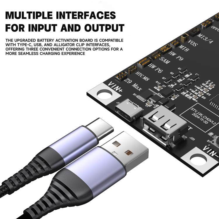 LUOWEI LW-B03 Battery Fast Charging Activation Board for iPhone/Android - free shipping - PMC TechLife - Order now!
