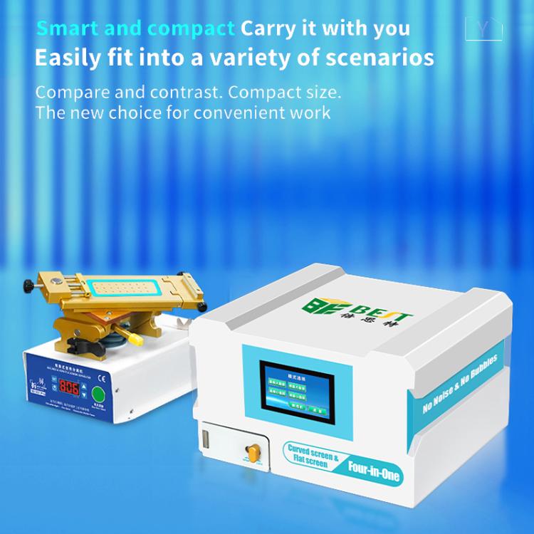 BEST B-528 4 in 1 7 inch Intelligent Laminating and Defoaming Machine Built-in Vacuum Pump, Plug:US Plug - free shipping - PMC TechLife - Order now!