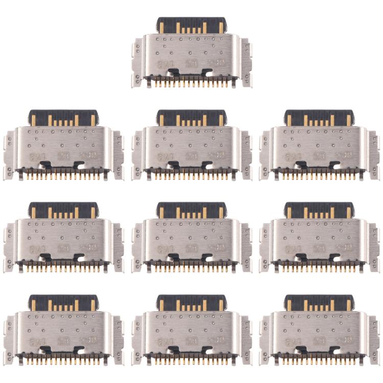 For Xiaomi Redmi Note 11T Pro+ 10pcs Original Charging Port Connector - Tail Connector by PMc TechLife | Online Shopping South Africa | PMc TechLife | Buy Now Pay Later Mobicred
