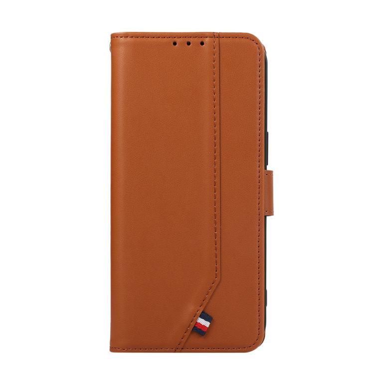 For iPhone 17 Air ABEEL Delicate Texture Splicing RFID Leather Phone Case(Brown) - free shipping - PMc TechLife - Order now!