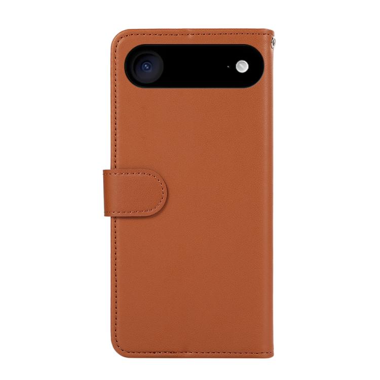 For iPhone 17 Air ABEEL Delicate Texture Splicing RFID Leather Phone Case(Brown) - free shipping - PMc TechLife - Order now!