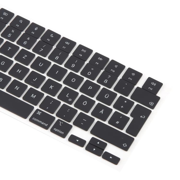 For MacBook A2442 A2485 A2779 A2780 A2991 A2992 A2918 10pcs UK Big Enter Version Keycaps, Language:German - free shipping - PMc TechLife - Order now!