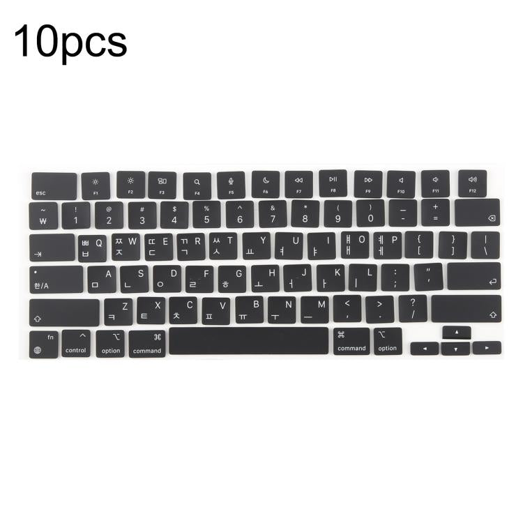 For MacBook A2442 A2485 A2779 A2780 A2991 A2992 A2918 10pcs US Small Enter Version Keycaps, Language:Korean - free shipping - PMc TechLife - Order now!